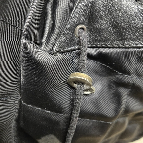 Vintage Collezione sa Men's Black Leather Jacket Medium - Picture 6 of 11